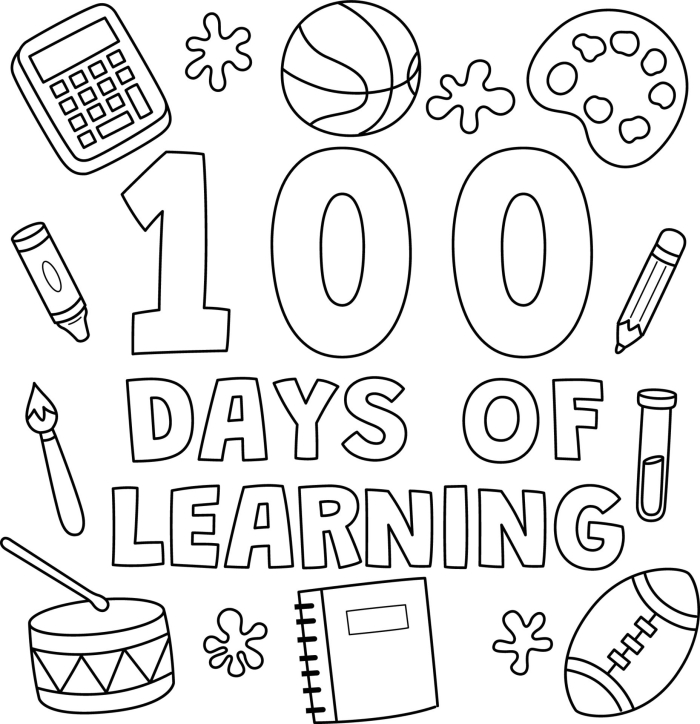 Colorful 100th Day Counting Reader worksheet for kindergarteners to practice counting to 100. Engaging booklet design featuring fun visuals to celebrate the 100th day of school.