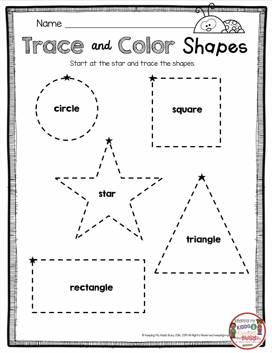 2-D Shapes Fill in the Table Learning Activity for Elementary Students Second grade geometry worksheet showing a table with 2-D shapes including circles, triangles, pentagons, and hexagons for students to identify and fill in properties