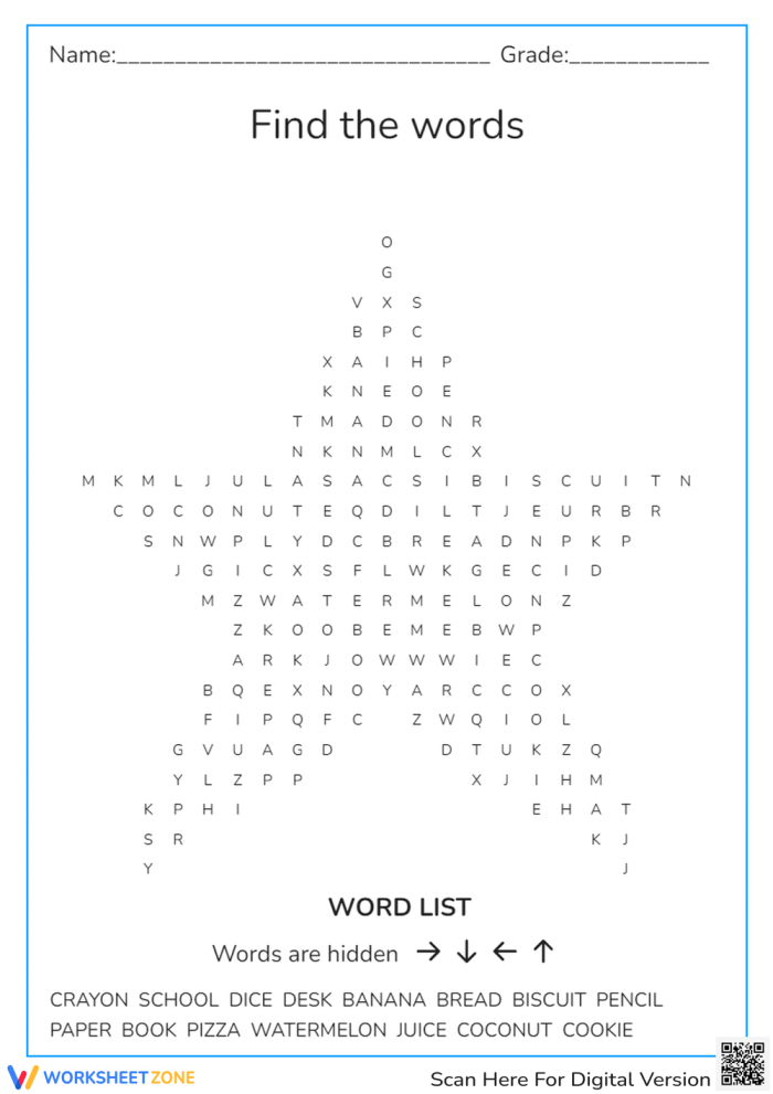 Second grade math worksheet showing addition problems with letters that students solve to spell a hidden word puzzle