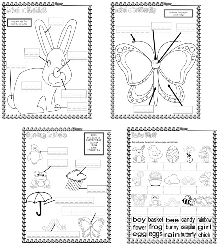 Easter Spelling Worksheet 18 Mixed Operations Practice Second grade Easter spelling worksheet featuring hidden holiday words in colorful eggs
