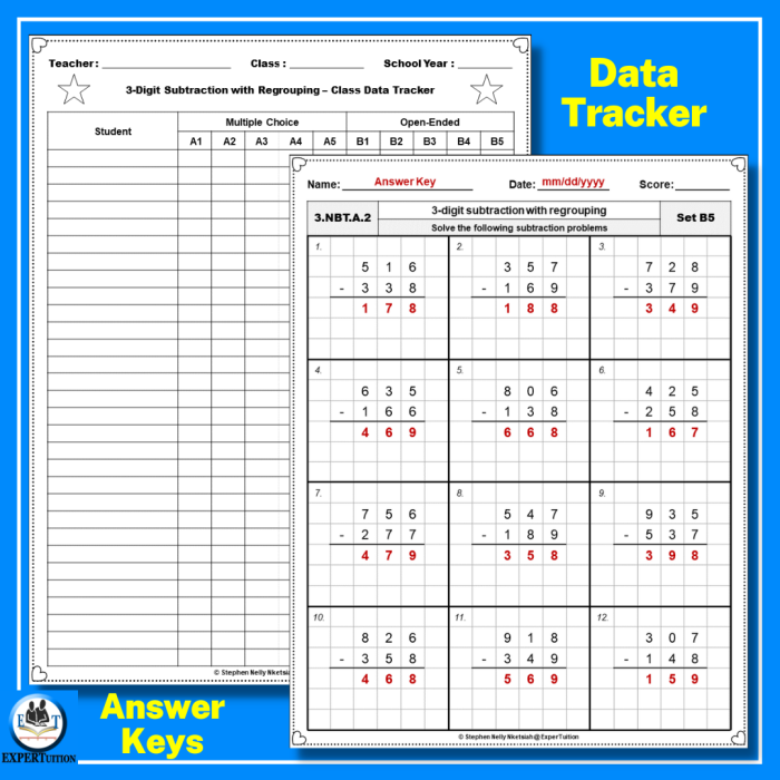 Second grade math worksheet featuring fun bouncy ball activities for practicing subtraction Students solving 3-digit subtraction problems with regrouping while trying to catch bouncing balls