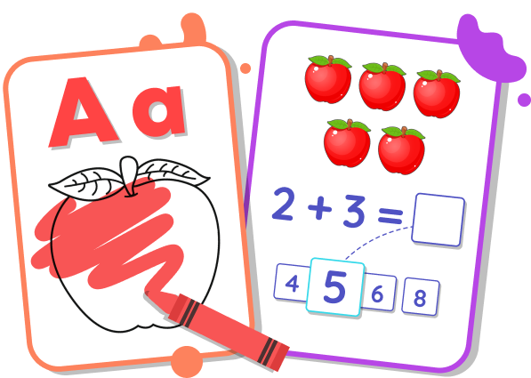 3D Shapes Around Us - Real Life Matching Activity for Young Learners A kindergarten worksheet showing 3D geometric shapes matched with everyday objects like balls, boxes, and cones