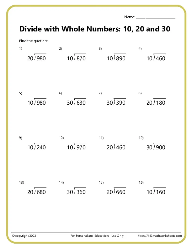 Third grade math worksheet for assessing fraction of a whole concepts