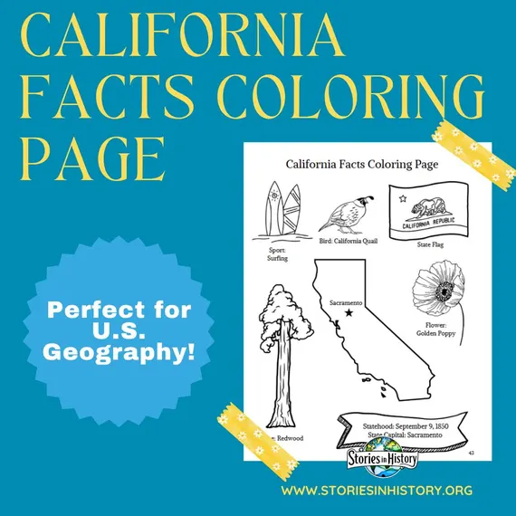 Children coloring a U.S. map to identify their home state and travel destinations for a third grade geography activity. Geography: Color the States! worksheet for third graders exploring figurative language.