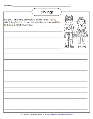 Third grade sentence writing prompts worksheet for students needing extra writing support
