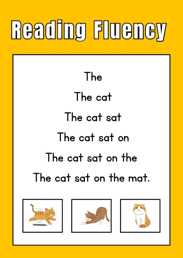 Fourth grade students practicing reading fluency with an excerpt from Through the Looking-Glass
