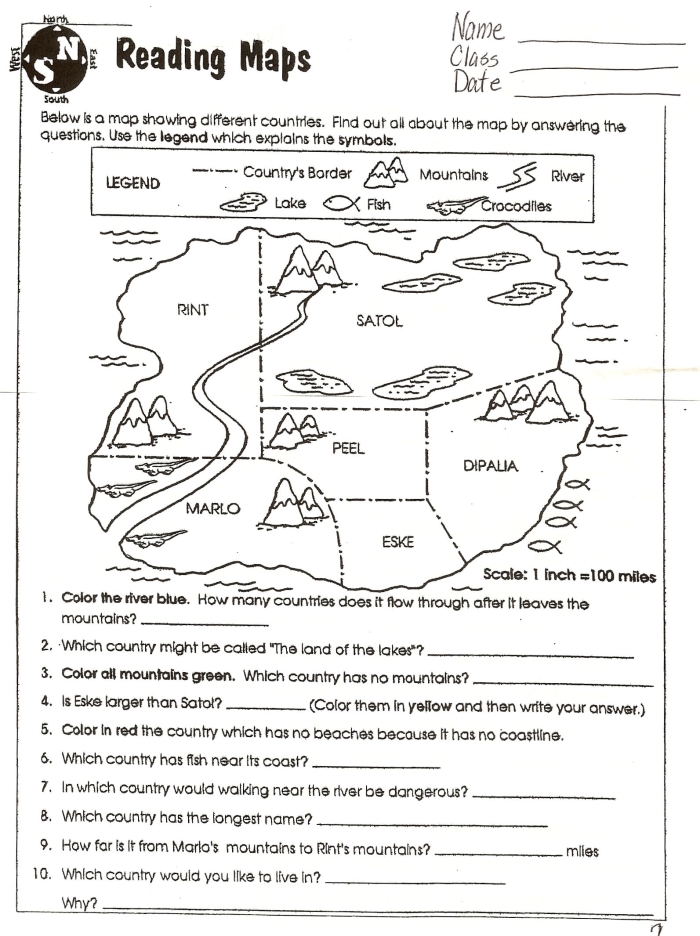 Printable map grid worksheet for fourth grade geography lessons Fourth grade student working on a map grid worksheet to practice coordinates