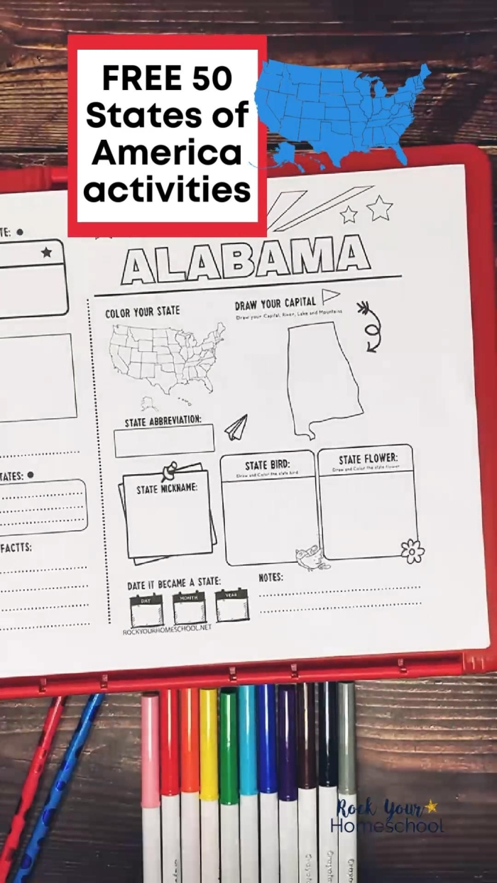 Learning the United States map through an engaging state names game puzzle Fifth grade students completing an interactive 50 states puzzle worksheet activity