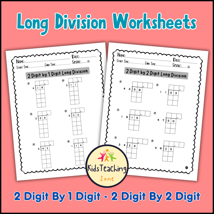 Educational resource featuring multi-digit multiplication and division exercises for Grade 5 Worksheet for practicing multi-digit multiplication and division skills for fifth graders