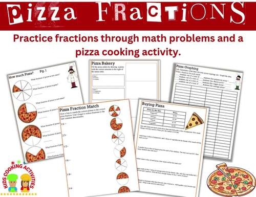 Fabulous Fraction Review worksheet for fifth graders assessing their fraction understanding