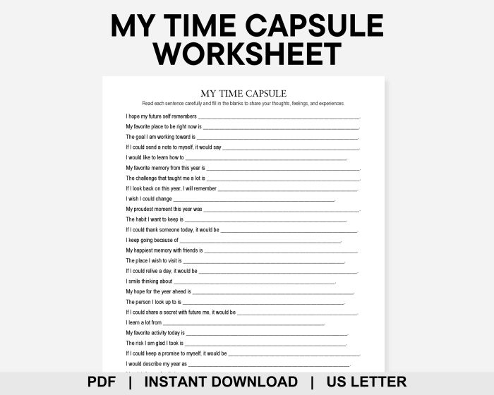 Send a Letter to Your Future Self: A Creative Writing Worksheet for Students Back-to-school writing prompt worksheet for fifth graders to send a letter to their future selves