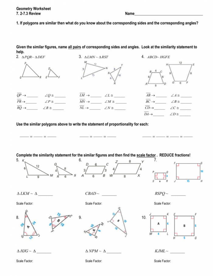Geometry angles and polygons learning activity for elementary students Fifth grade geometry worksheet showing angle types and polygon shapes for review and practice