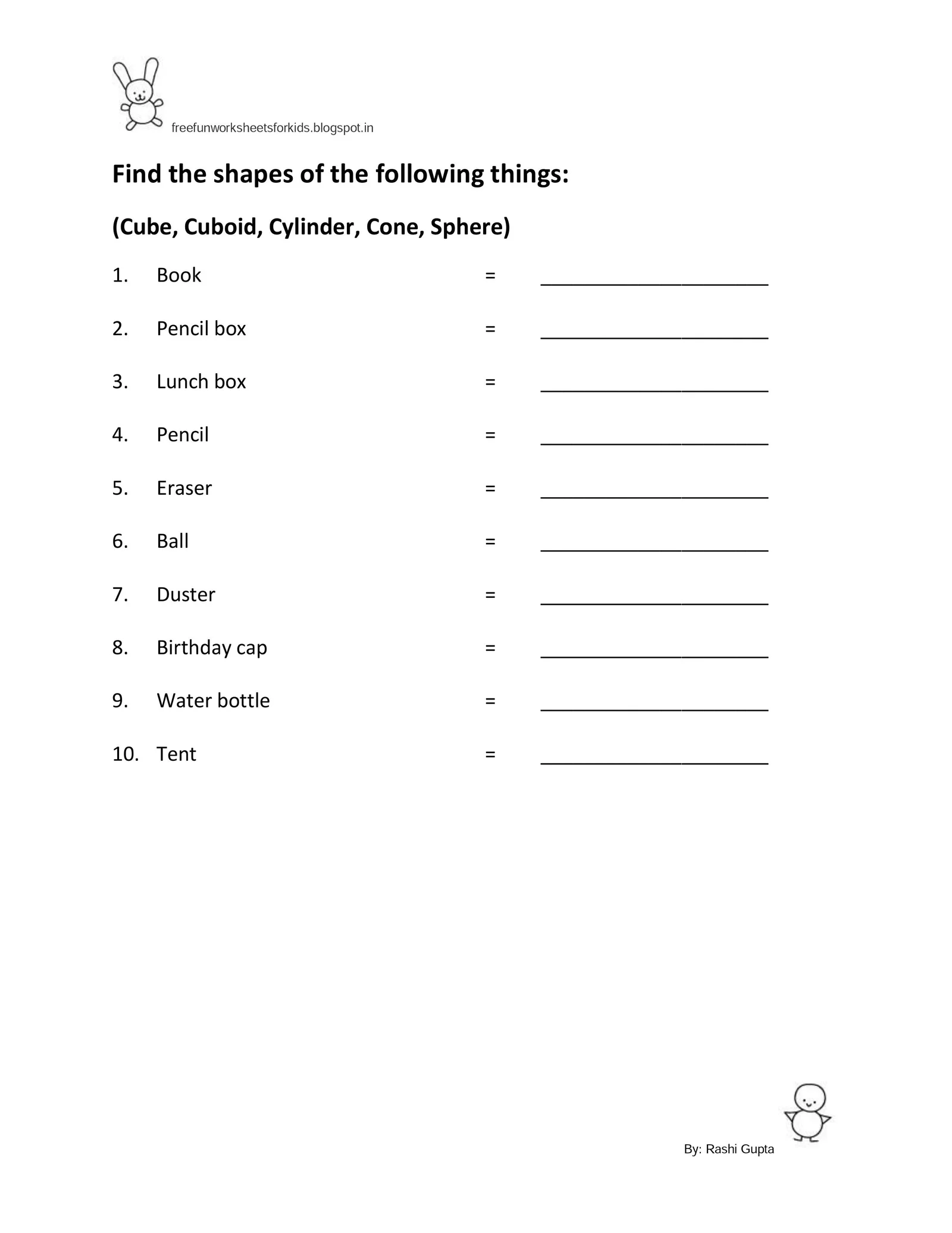 Categorize These Shapes worksheet image 14 for geometry skill building Fifth grade geometry worksheet showing various 2D shapes including parallelograms, quadrilaterals, squares, and triangles for classification practice