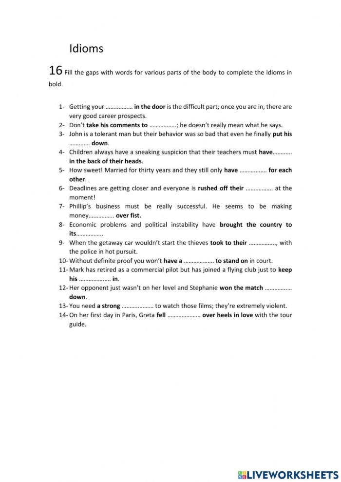 Identical Idioms Worksheet for Fifth Grade Reading Lesson 22 Fifth grade reading worksheet featuring a matching exercise for identical idioms