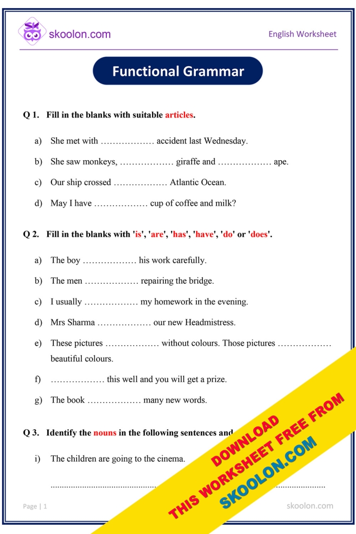 5th grade mixed grammar review worksheet featuring language arts practice for end of year assessment