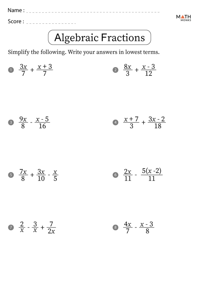 Order of Operations Fractions Worksheet for Fifth Grade Lesson 17 Fifth grade student completing a challenging math worksheet on solving fraction expressions using order of operations