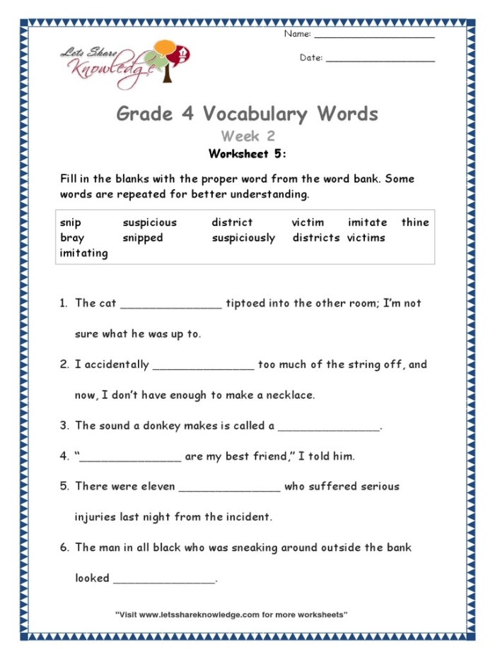 Vocabulary development exercises for fifth grade students number 18 5th grade vocabulary strategies worksheet focusing on root words and context clues 18