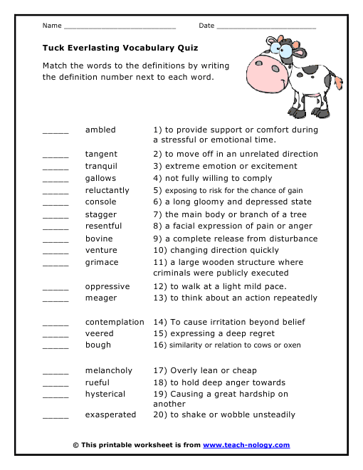 5th Grade Vocabulary Strategies Worksheet Number 8 5th Grade worksheet for testing vocabulary strategies using root words and context clues