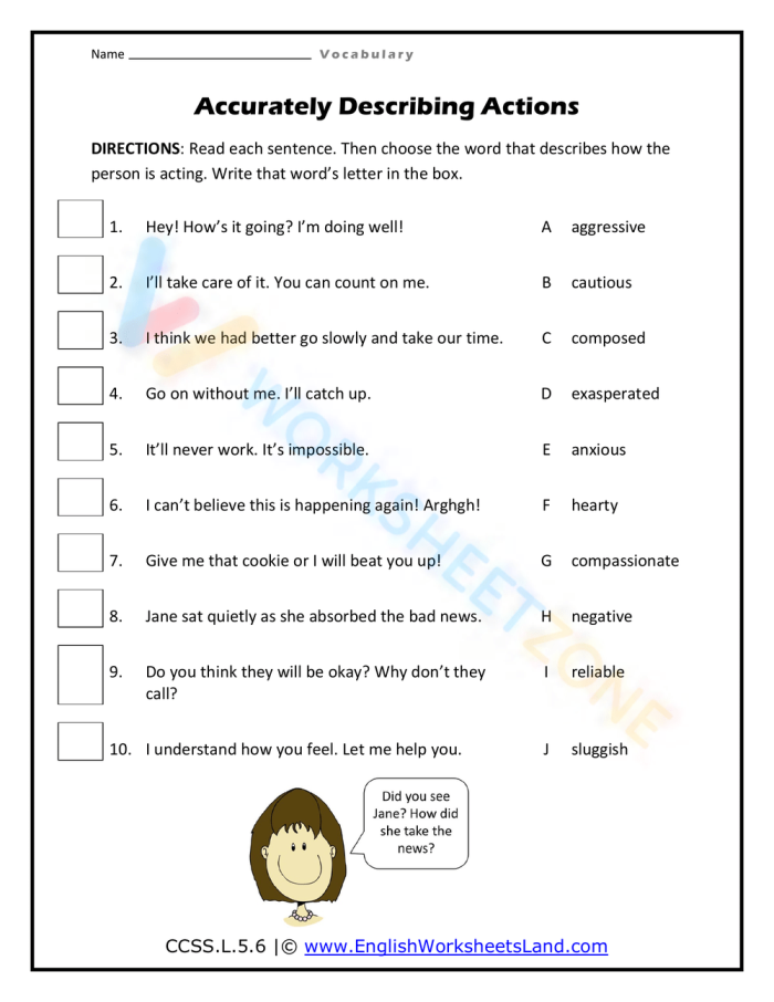 Vocabulary Strategies Assessment for 5th Grade Multiplication Unit Image 16 Fifth grade students learning vocabulary strategies through root words and context clues worksheet activity