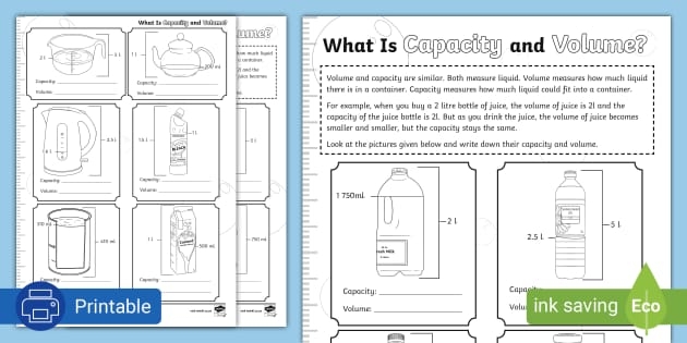 Fifth grade math worksheet focused on calculating volume using base and height measurements