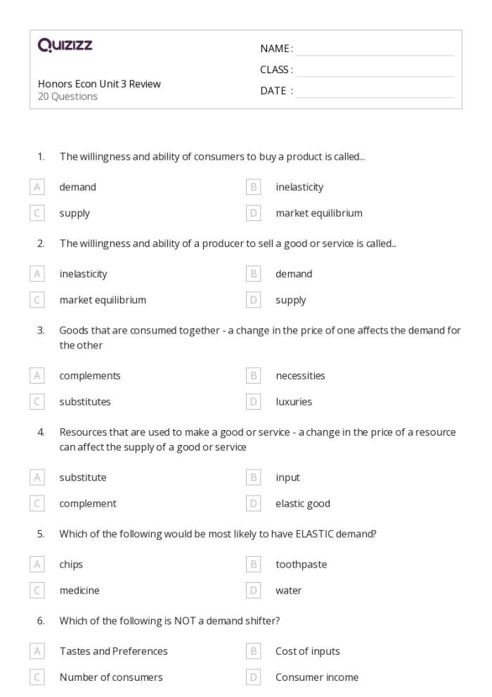 Engaging Shortage, Surplus, and Prices worksheet for economics learning Worksheet illustrating the concepts of shortage, surplus, and pricing strategies for sixth graders