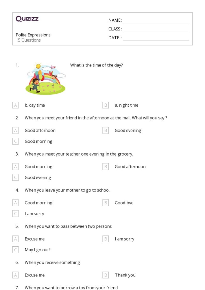 Worksheet featuring a matching activity for sixth graders on equivalent expressions related to time and money