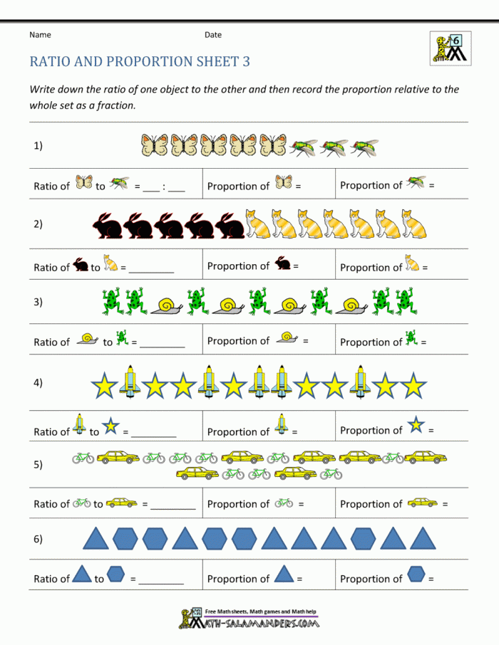 Geometry worksheet for Sixth Grade Worksheet for sixth graders focusing on identifying ratios, GCF, and equivalent ratios. Practice worksheet on ratios for geometry, suitable for Grade 6 students.