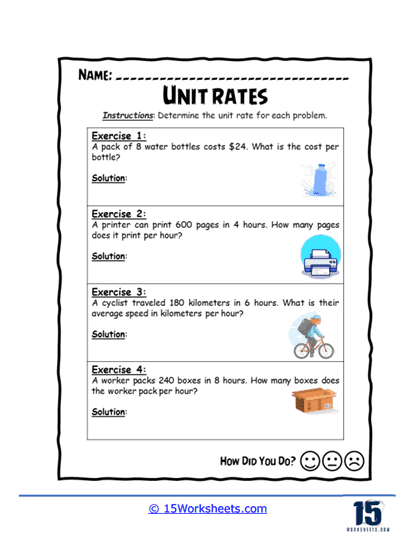 Shopping for Deals Unit Rate Performance Task Worksheet 17 Sixth grade worksheet featuring a Shopping for Deals unit rate performance task with decimal operations