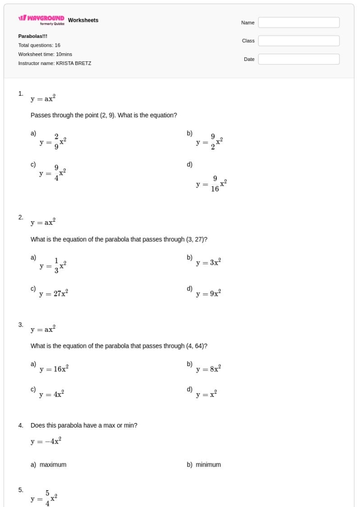 Worksheet illustrating the characteristics of waves for sixth graders