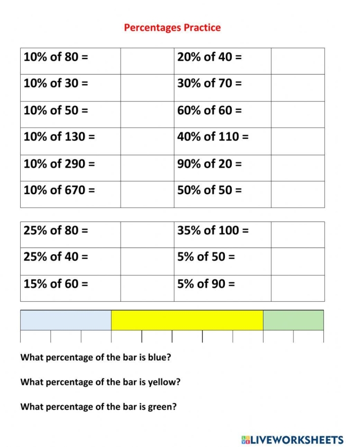 Sixth grade students solving percentage problems with winter sale prices on clothing items