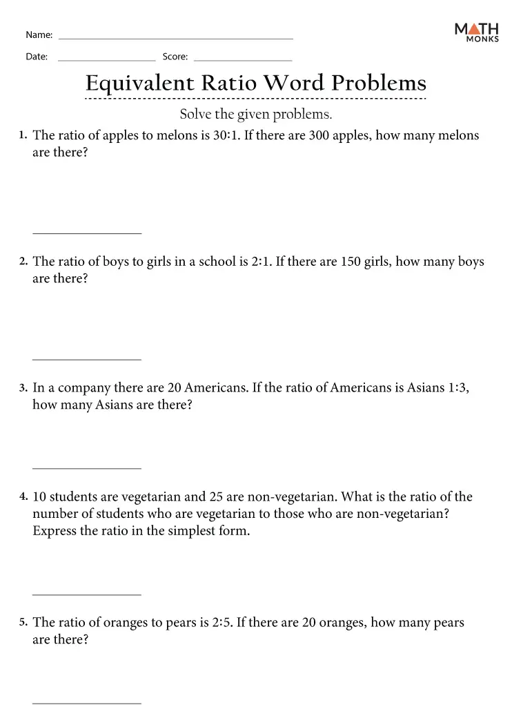 Equivalent Expression Word Problems Part 1 Worksheet for Seventh Grade Measurement Math Seventh grade math worksheet featuring real-world word problems for practicing equivalent algebraic expressions.