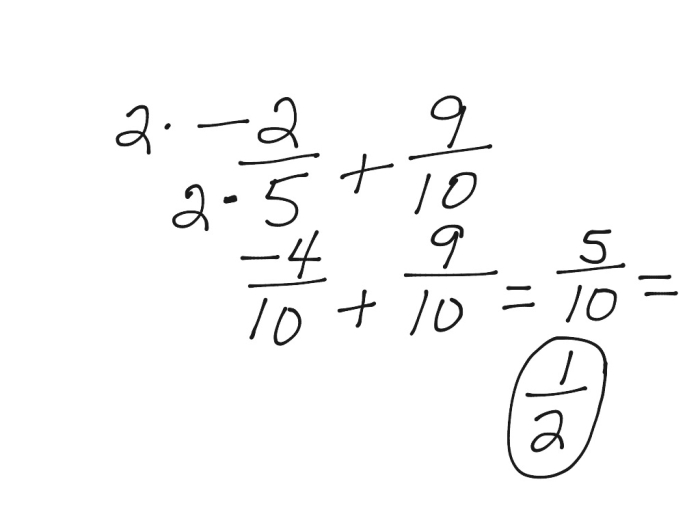 Add and Subtract Positive and Negative Fractions Practice Problems for Grade 7 Seventh grade math worksheet showing problems for adding and subtracting positive and negative fractions with answer spaces