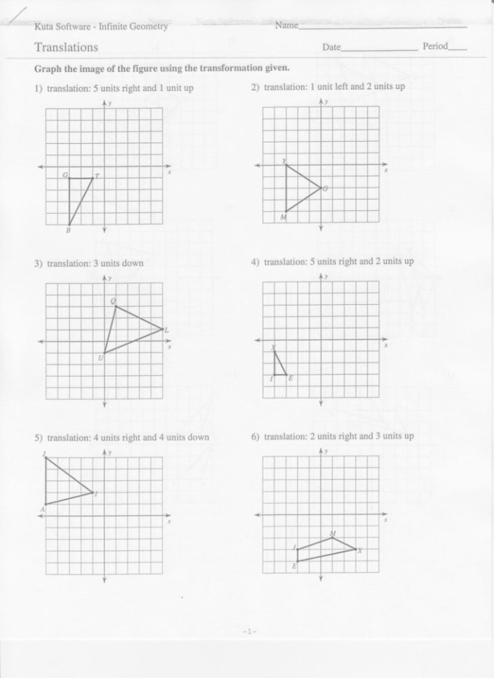 Describing Dilations Geometry Worksheet 17 Eighth grade worksheet for practicing geometric dilations on a coordinate plane