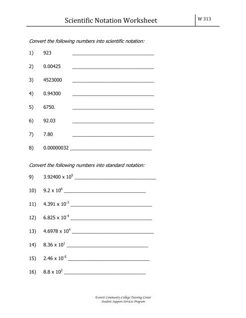 Practice worksheet for understanding scientific notation concepts in eighth grade math Eighth grade worksheet focusing on converting numbers between standard form and scientific notation