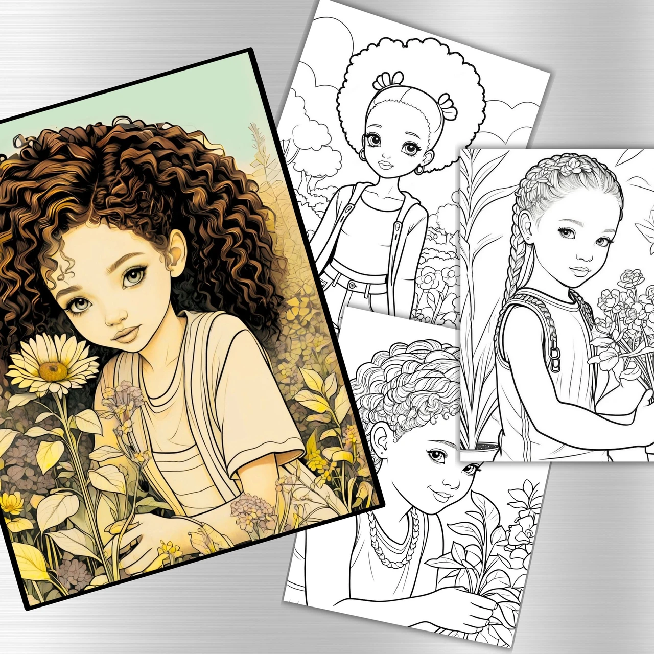 A colorful educational poster featuring A-Z African American historical figures for preschool learners