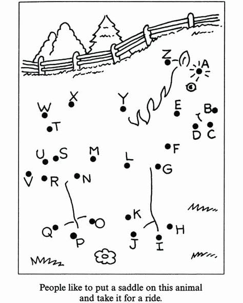Fun dinosaur-themed ABC connect-the-dots activity for early learners ABC connect-the-dots worksheet featuring a dinosaur for Pre-K alphabet practice