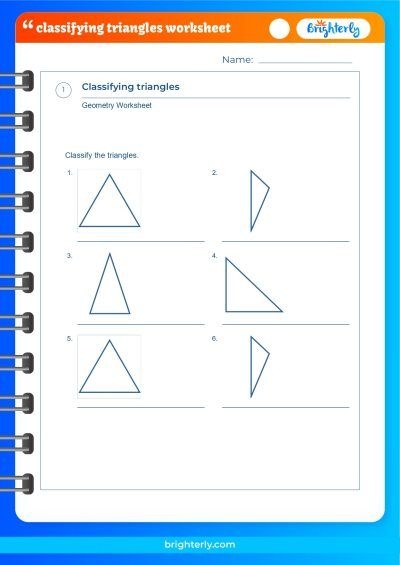 A colorful fourth grade worksheet featuring a variety of geometric shapes for students to identify acute triangles