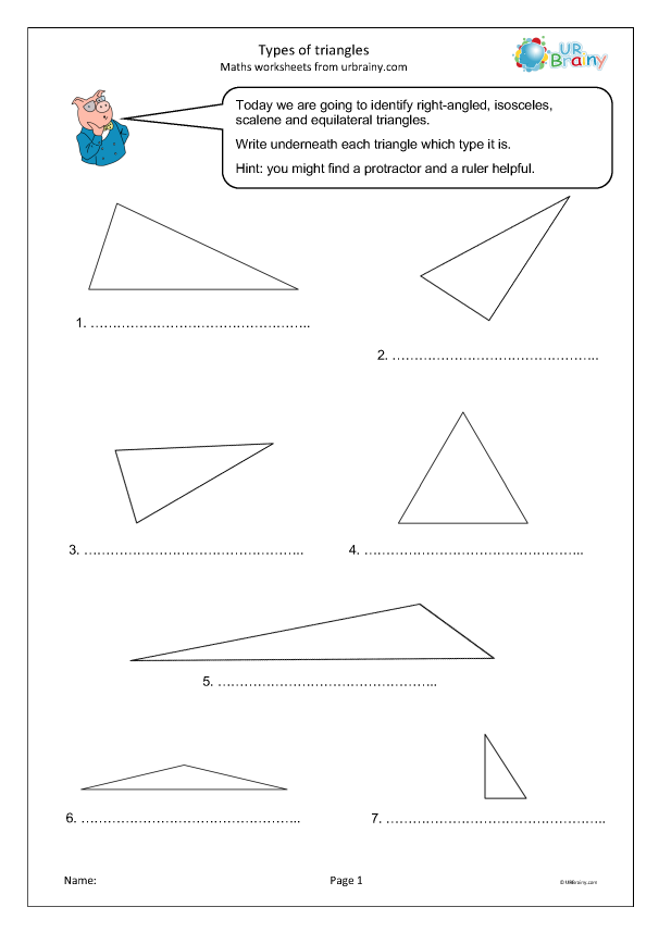 Fourth grade student identifying and marking acute triangles with angles less than 90 degrees on a math worksheet