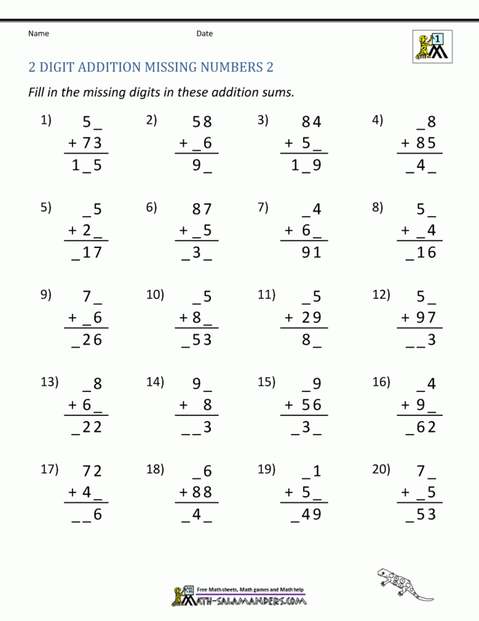 Adding Two Worksheet 13 Math Practice for First Grade First grade addition worksheet focusing on adding the number two to values up to ten