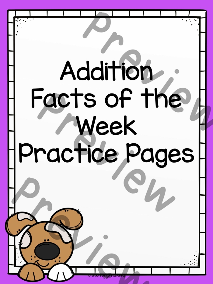 Kindergarten math worksheet for practicing addition facts with a twinkling star theme