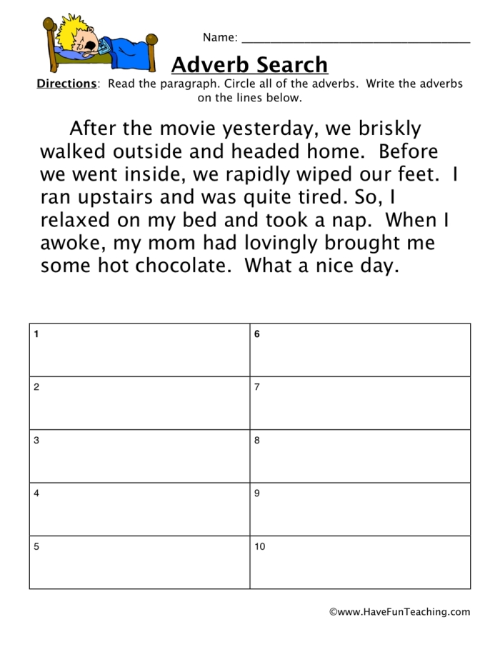 Engaging image of third-grade students working on the Adverb Detectives worksheet to find a missing necklace Adverb Detectives to the Rescue worksheet featuring a fun activity for third graders to practice adverbs while solving a mystery