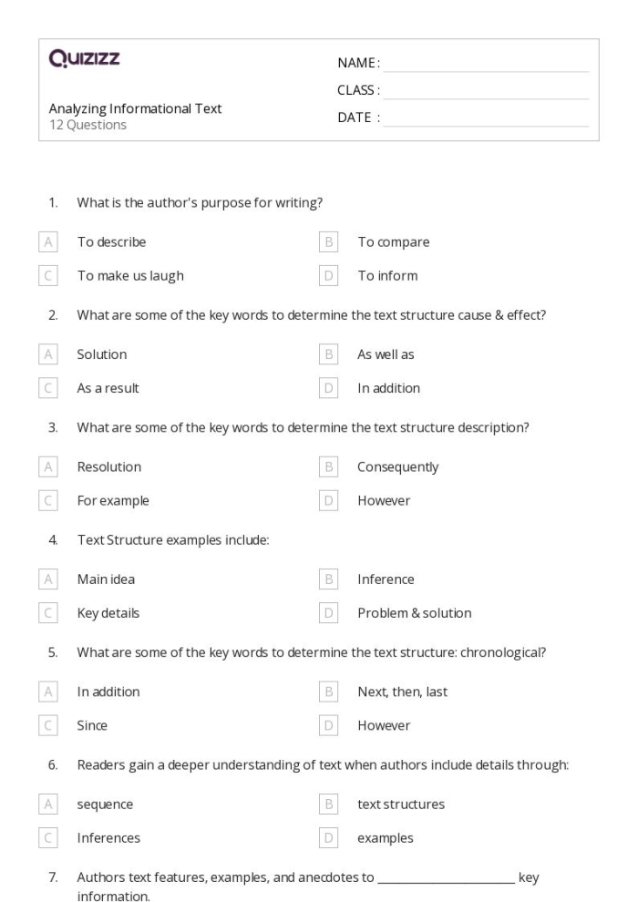 Engaging worksheet for sixth graders to express their understanding and preferences After-Reading Response Choice Board for Informational Text in Life Science
