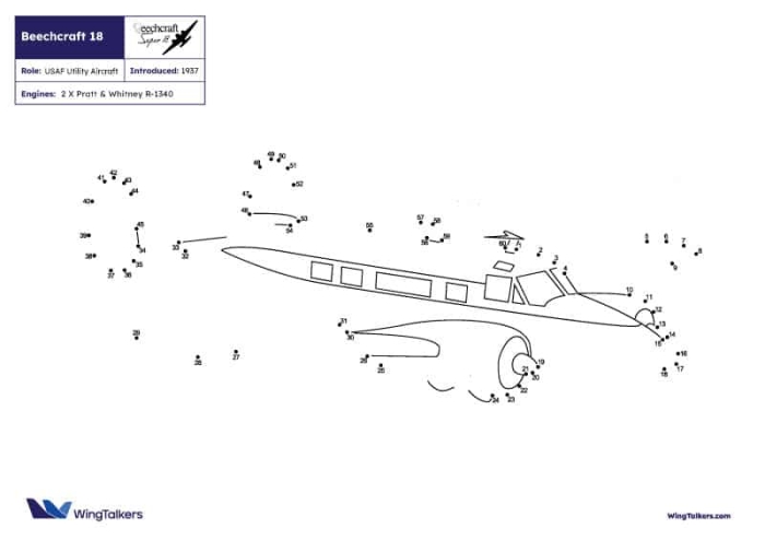 Airplane Dot-to-Dot Worksheet for Pre-K Sight Words Preschoolers connecting dots to form an airplane using letters A to Z in this fun dot-to-dot worksheet