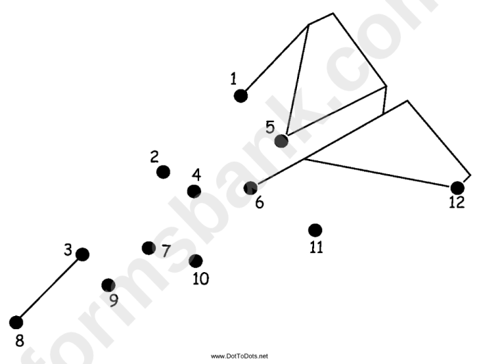 Connect the dots to reveal an airplane in this fun sight words activity Airplane dot-to-dot worksheet for preschoolers featuring letters A to Z