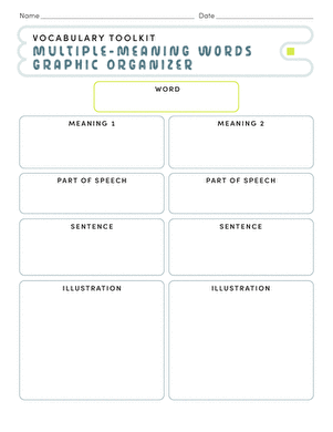 Fourth grade students completing a vocabulary inventory graphic organizer to assess their understanding of algebra terms and concepts