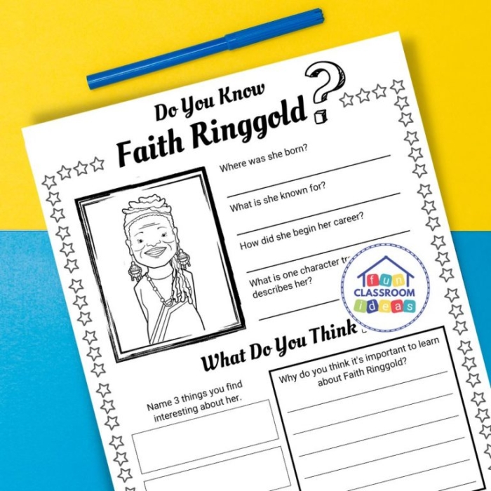Misty Copeland Reader worksheet designed for Pre-K students to explore her achievements in ballet
