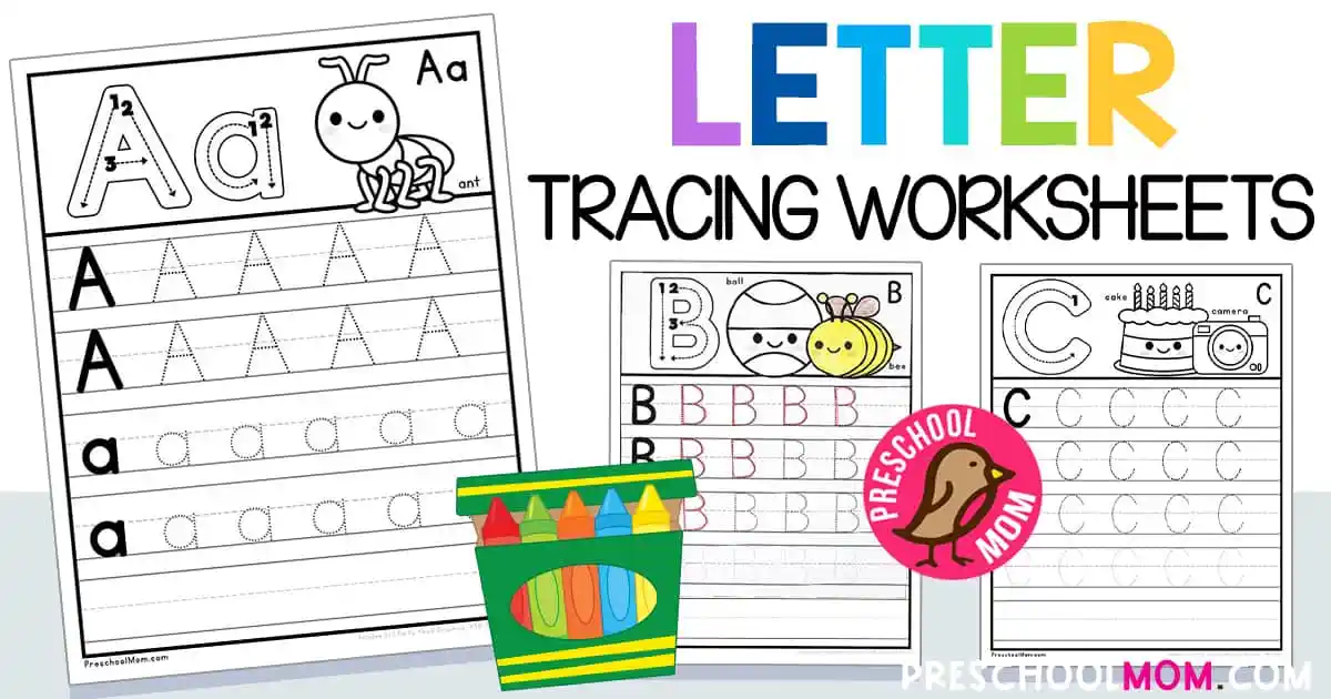 Engaging activity to help Pre-K children practice their A to Z letters Colorful alphabet blocks worksheet featuring uppercase letters for tracing