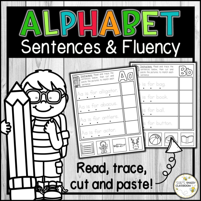 Fun Alphabetical Sentences worksheet for young learners Scrambled words activity for second graders to practice alphabetical order