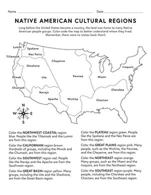 Worksheet for alphabetizing all 50 U.S. states for third graders