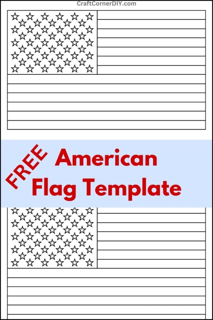Kindergarten student counting stars and stripes on an American flag worksheet for data graphing practice